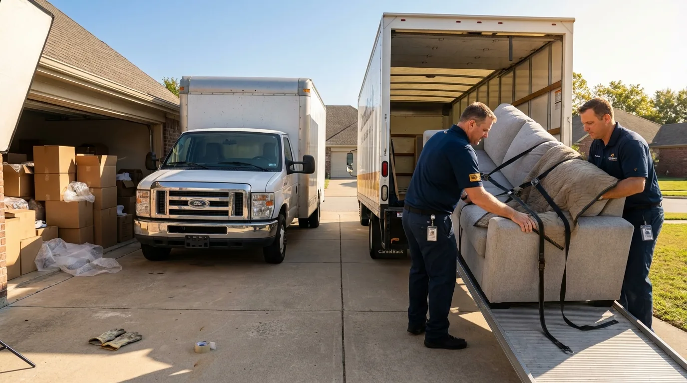 DIY truck vs professional crew comparison in West Helena
