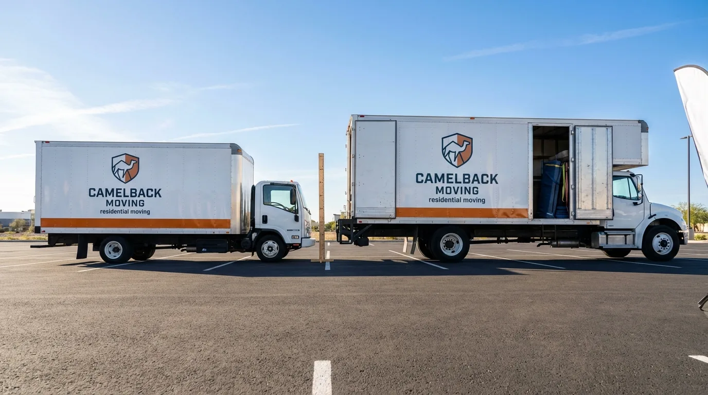 Moving truck size capacity guide in West Helena